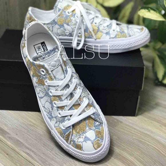 Conv&patBO Ctas OX Citadel Leather Gold W AUTHENTI - Picture 3 of 6